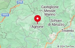 Mappa di Agnone Italy